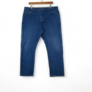 Wrangler Jeans Mens 40x30‎ Blue 13MWZ Cowboy Cut 100% Cotton Western Rodeocore